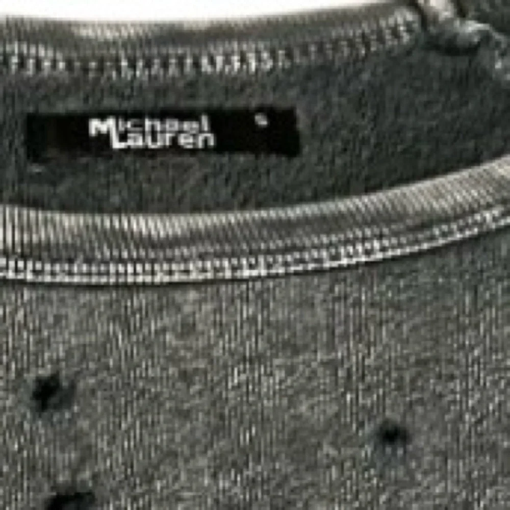 Michael Lauren Gray distressed Crewneck Sweatshirt Size S - Picture 2 of 8
